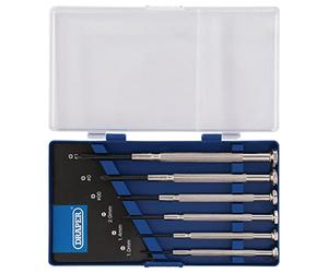 DRAPER PS1003/B - Set di 6 cacciaviti di precisione, colore: Blu