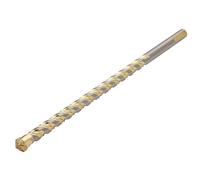 Draper Punta da trapano TCT multi costruzione, 12,0 x 250 mm, 09098, per mattoni, cemento, pietra, ardesia, piastrelle, lamiera, legno e plastica
