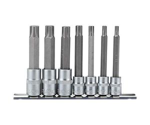 Draper Ribe/7/set/B Square Drive Ribe bit socket set, blu, 3/20,3 cm "e 1/5,1 cm, set di 7 pezzi