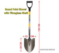 vanga pieghevole zappa con fondina metal detector e survival metal detector