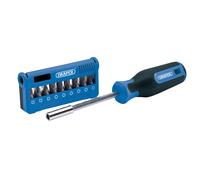 Draper Screwdriver E Punta Set 19 Pezzi 0.6cm Magnetico Sostegno Valigetta 04497