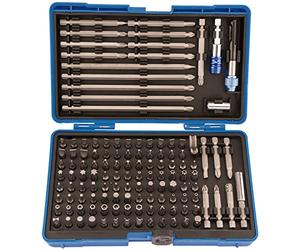 Draper SEC127 Set di supporti magnetici per punte (127 pezzi), Argento