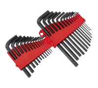 Draper Serie Rossa Metric Imperial Esagonale Chiave Set 25 Pezzi Con Sostegno