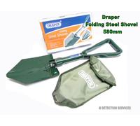 vanga pieghevole zappa con fondina metal detector e survival metal detector