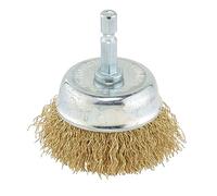 Draper-Spazzola a tazza in filo metallico con bicchiere, 41432