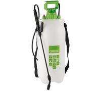 Draper Spruzzatore a Pressione per Carrello, 10 l, Pompa EPDM, spruzzatore da Giardino, Pompa per diserbante, pesticidi, insetticidi, fungicidi, 82469, Verde