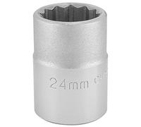 Draper t-mm/B 3/10,2 cm Square Drive 12 Point socket (24 mm), blu