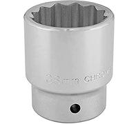 Draper T-MM/B - Bussola a 12 punti con attacco quadro 3/4, 38 mm, blu, 38 mm