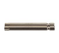 Draper T40 Torx Star Screwdriver Bit 1/4" Hex 75Mm Lungo (Confezione Da 2) 66853
