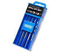 Draper TCT Piastrella E Vetro Set Punte Trapano 6 Pezzi Tungsteno Lancia A 10072