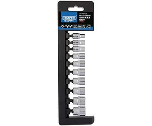 Draper Tools 1571693 Bussola, 5mm, 6mm, 7mm, 8mm, 9mm, 10mm, 11mm, 12mm, 13mm, 14mm, Confezioni da 10