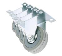 Draper tools 60250F - Ruote per mobili (Confezione da 4)