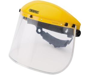 Draper Tools FS8a Maschera Protettiva Visiera Protettiva da Lavoro Faceshield to BS20921 Specification, blu