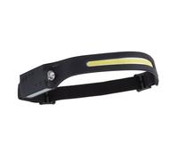 Draper Torcia frontale 2 in 1 COB LED ricaricabile con sensore d'onda - 3W