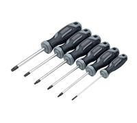 Draper Torx Star Impugnatura Morbida Screwdriver Set 6 Pezzi Magnetico Tip 13434