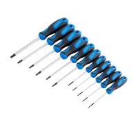 Draper Torx Star Screwdriver Set Standard & Sicurezza Morbido Grip 11 Pezzi