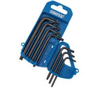 Draper Torx Star Sicurezza Chiave Set 7 Pezzo Plastica Sostegno 33740