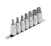 Draper Torx Star Sicurezza Presa Set di Punte 1.3cm Sq Dr 55mm 7 Pezzi 16334