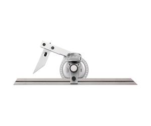 Draper Universale Smussato Goniometro Set Calibrato A 360° Ingrandimento Vetro