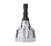 Draper Utensile per sbavatura per smusso esterno, 13-19 mm, 10073, tre lame in carburo cementato, gambo esagonale a sgancio rapido