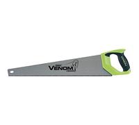Draper Venom 82196 - Sega a mano per legno con doppia messa a terra, 550 mm, 8PPI - Lunghezza lama 55 cm - 82196 - Sega a mano fai da te per la lavorazione del legno, verde