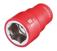 Draper 17654 XP1000 VDE Presa, 1cm Quadro Dr 18mm - 17654
