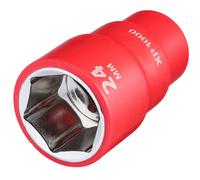 Draper XP1000 VDE Presa Isolata 1/2"D 24mm 6 Punti Lunghezza Standard 18042