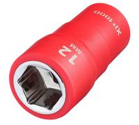 Draper XP1000 VDE Presa Isolata 1/4"D 12mm 6 Punti Lunghezza Standard 18801