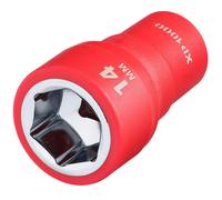 Draper XP1000 VDE Presa Isolata 1/4"D 14Mm 6 Punti Lunghezza Standard 18827