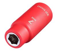 Draper XP1000 VDE Presa Isolata 1/4"D 7Mm 6 Punti Lunghezza Standard 18744