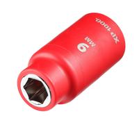 Draper XP1000 VDE Presa Isolata 3/8"D 9mm 6 Punti Lunghezza Standard 17605