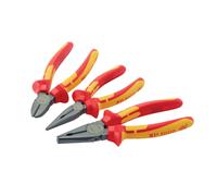 Draper XP1000 VDE Set di Pinze 3 Pezzi Naso Lungo Diagonali & Combinazione 94639