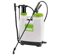 Draper Zaino di Tela Pressione Spruzzatore 12L 1.5M Tubo Lungo E Fibra Lancia