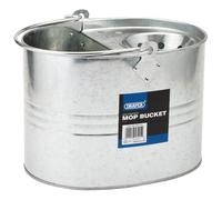 Draper Zincato Secchio Mocio 9L Stile Tradizionale 53245