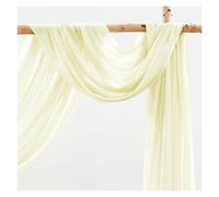 Drappeggio Di Arco Di Nozze Tessuto chiffon solido, drappeggio ad arco nuziale, materiale morbido e trasparente fatto a mano fai-da-te for la decorazione del soffitto sullo sfondo della festa