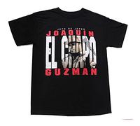 Draught JHC Joaquin Guzman El Chapo T-Shirts Black L
