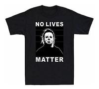 Draught KOZZ Matter Funny No Halloween Michael Men's Cotton Lives Myers Scary Horror T-Shirt Black L