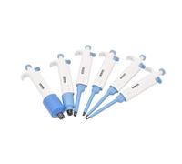 DRAUXI Pipettatori da Laboratorio, MicroPipette Gun Lab Pipetta a Canale Singolo Pipetta a Volume Regolabile con Punte(0.5-10 UL)