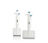 DRAUXI Pipettatori da Laboratorio, Pipetta multicanale pipetta precisa e calibrata Pipetta Meccanica a Volume Regolabile 8/12 canali(12 Channels 50-300ul)