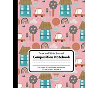 Draw and Write Journal Composition Notebook, Volume 8: 120 Pages, 0.5 Inch Ruled Bottom Half for Primary School