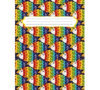 Draw And Write Paper For Kids: Primary Story Journal Grades K-2. Handwriting Notebook For Kids. Blank Dotted Lined Paper. Large 8.5'' x 11'' Size. 120 White Pages. Fairytale Golden Fish Cover.