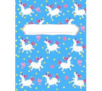 Draw And Write Paper For Kids: Primary Story Journal Grades K-2. Handwriting Notebook For Kids. Blank Dotted Lined Paper. Large 8.5'' x 11'' Size. 120 White Pages. Сute Cover With Unicorns.