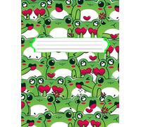 Draw And Write Paper For Kids: Primary Story Journal Grades K-2. Handwriting Notebook For Kids. Blank Dotted Lined Paper. Large 8.5'' x 11'' Size. 120 White Pages. Awesome Kawaii Froglets Cover.