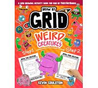 Draw by Grid: Weird Creatures: A Grid Drawing Activity Book for Kids from FirstArtBooks