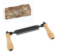 Draw Knife, debarking Hand Tool Draw Knife Tree Autre Strumento di rimozione della corteccia Guida ergonomica Contesa Comoda per la lavorazione del legno (Tipo dritto)