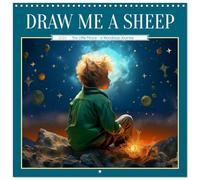 Draw me a sheep (Wall Calendar 2026 12" x 24" / 30 x 60 cm (open)) CALVENDO 12 Month Wall Calendar