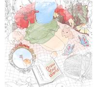 Draw Your World by Sweet Bonny: Squared Grid Notebook for Drawing, Journaling, and Creative Notes, 8.5” x8.5”, 160 Pages