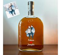 Drawelry Bottiglia di whisky con nome incisione bottiglia di whisky bottiglia divertente souvenir bottiglia di vino festa del papà San Valentino regalo di compleanno per la famiglia amici amanti