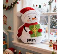 Drawelry Cuscino 3D Personalizzato con Nome, Dimensioni a Scelta, Regalo per Ogni Occasione, Decorazione per la casa (Cuscino personalizzato a forma di pupazzo)