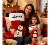 Drawelry Cuscino 3D Personalizzato con Nome, Dimensioni a Scelta, Regalo per Ogni Occasione, Decorazione per la casa (Cuscini personalizzati a forma di calza)